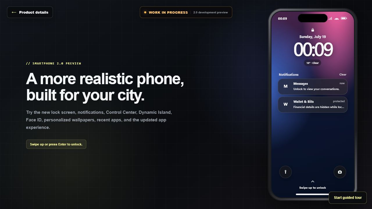LCK Smartphone 2.0 interface